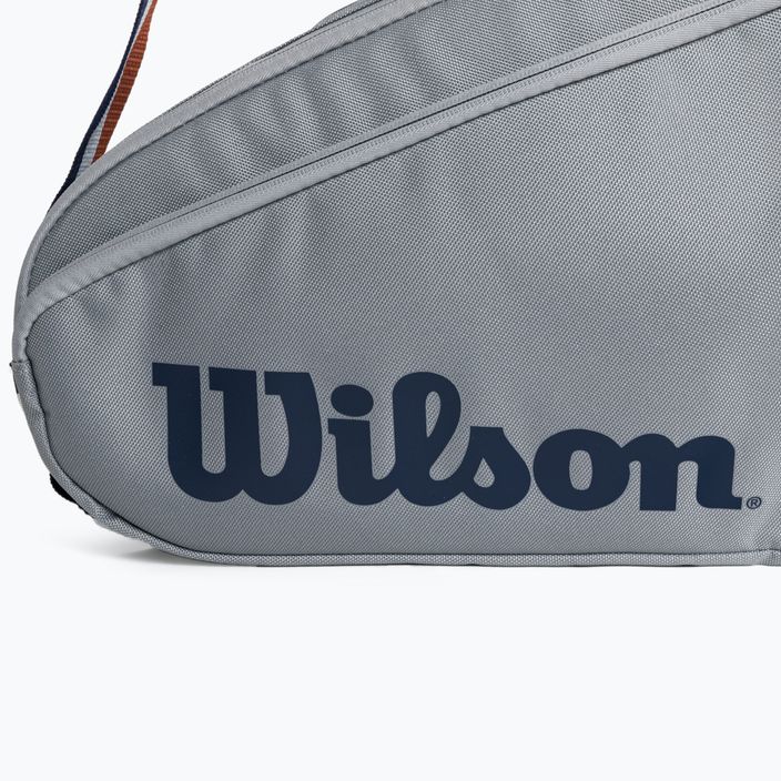 Wilson Team 3 Pack Rolland Garros τσάντα τένις γκρι WR8019201001 6