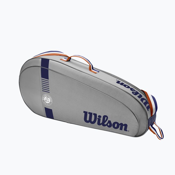 Wilson Team 3 Pack Rolland Garros τσάντα τένις γκρι WR8019201001 10
