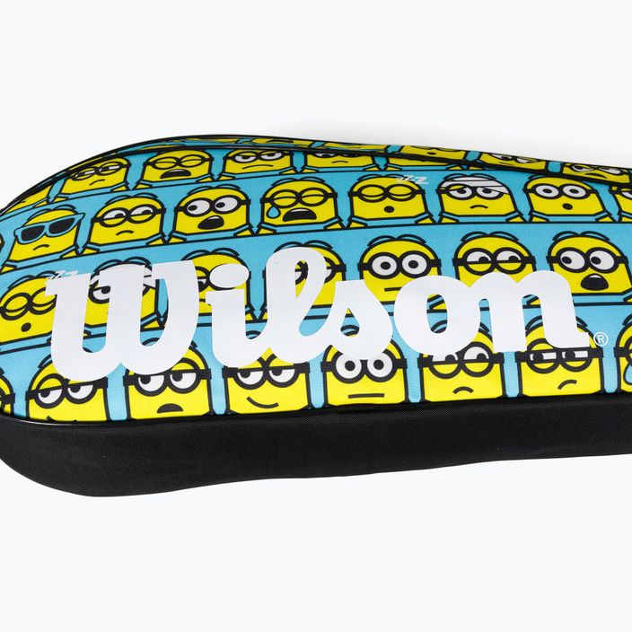 Wilson Minions 2.0 Team 3 Pack παιδική τσάντα τένις μπλε/κίτρινο WR8020301001 6