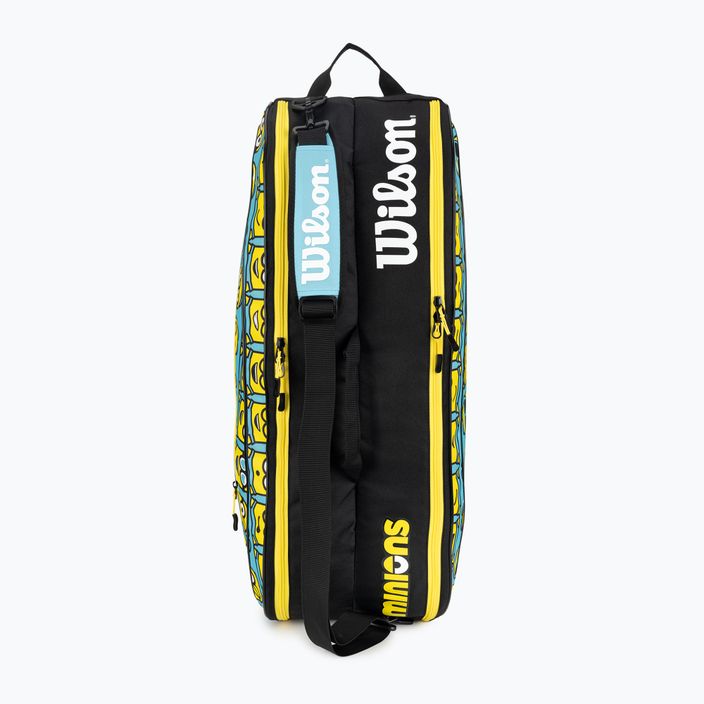 Παιδική τσάντα τένις Wilson Minions 2.0 Team 6 Pack μπλε κίτρινο μαύρο 5