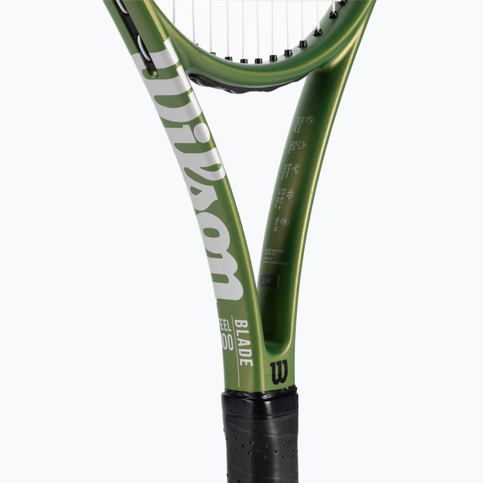 Wilson Blade Feel 100 ρακέτα τένις πράσινη WR117410 4