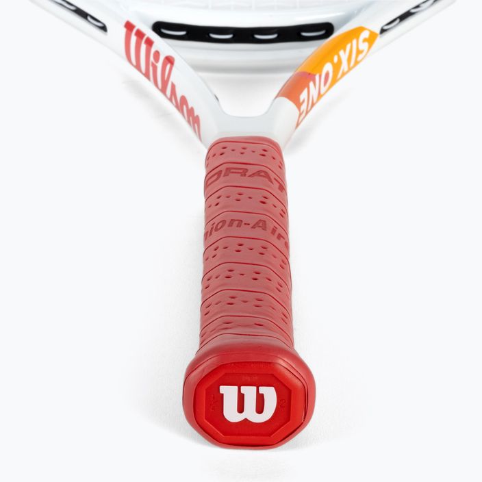 Wilson Six One ρακέτα τένις κόκκινη και λευκή WR125010 3