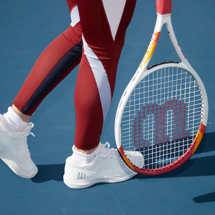 Wilson Six One ρακέτα τένις κόκκινη και λευκή WR125010 7