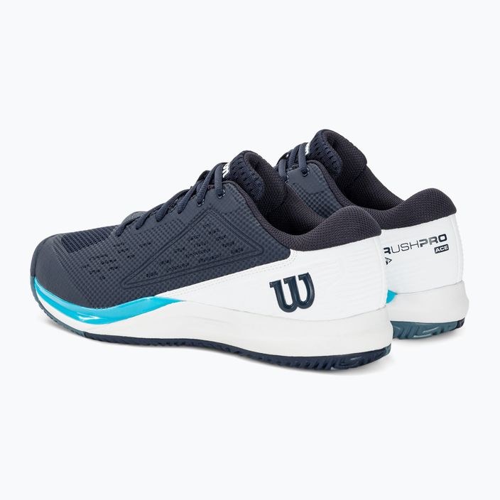 Wilson Rush Pro Ace ανδρικά παπούτσια τένις navy blazer/white/blue atoll 3
