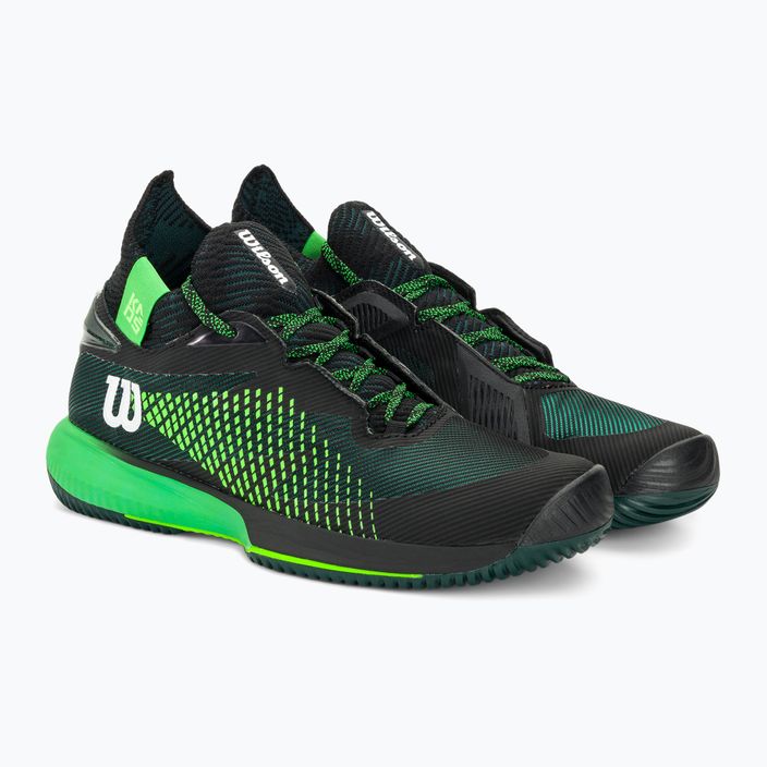 Ανδρικά παπούτσια τένις Wilson Kaos Rapide STF μαύρο/πράσινο 4