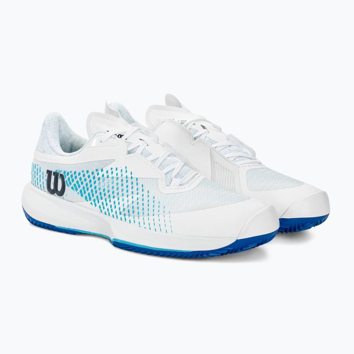 Ανδρικά παπούτσια τένις Wilson Kaos Swift 1.5 Clay άσπρο/μπλε atoll/lapis blue 4
