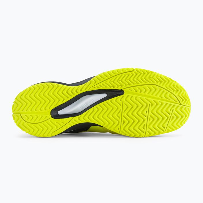 Wilson Rush Pro Ace Safety παιδικά παπούτσια τένις μαύρο και κίτρινο WRS331140 5