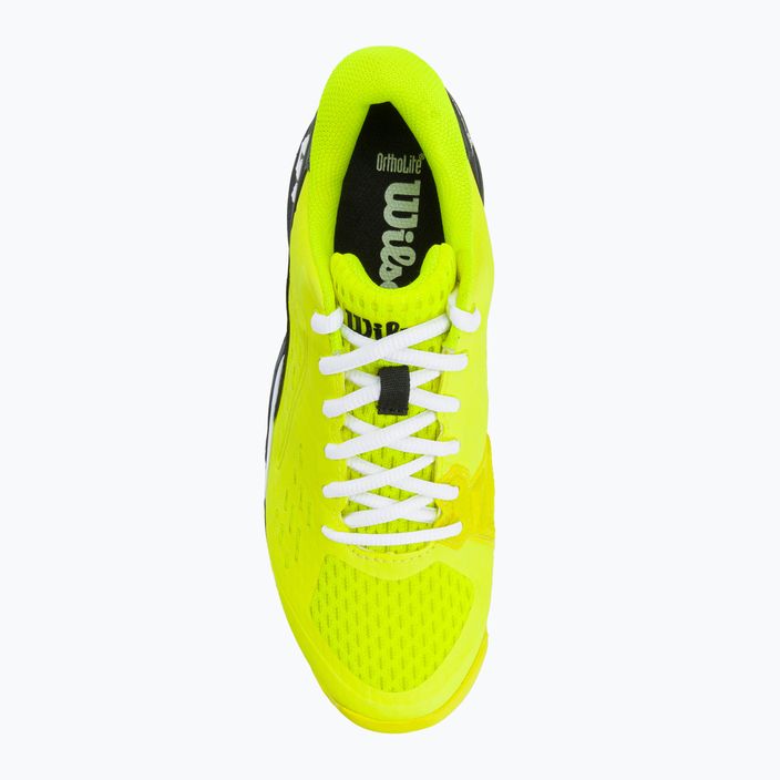 Wilson Rush Pro Ace Safety παιδικά παπούτσια τένις μαύρο και κίτρινο WRS331140 6