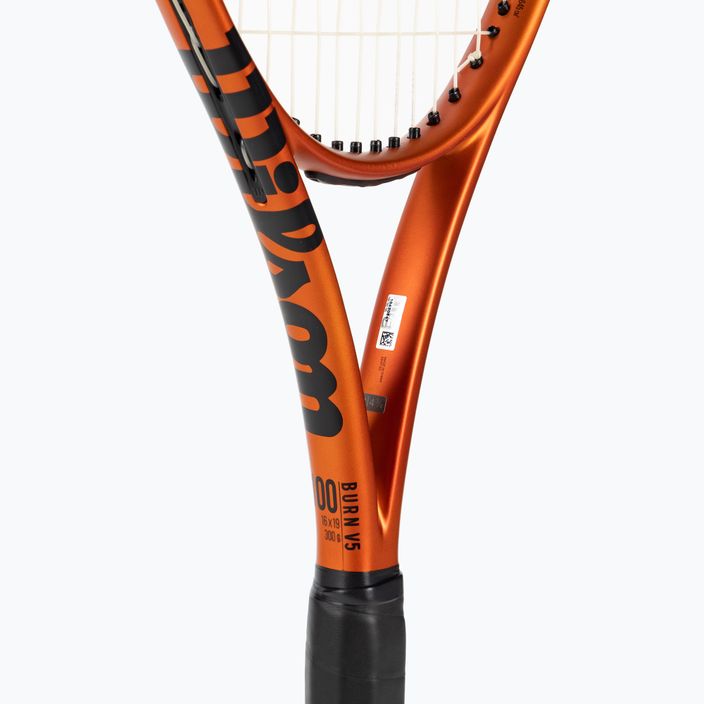Wilson Burn 100 V5.0 ρακέτα τένις πορτοκαλί WR108810 4