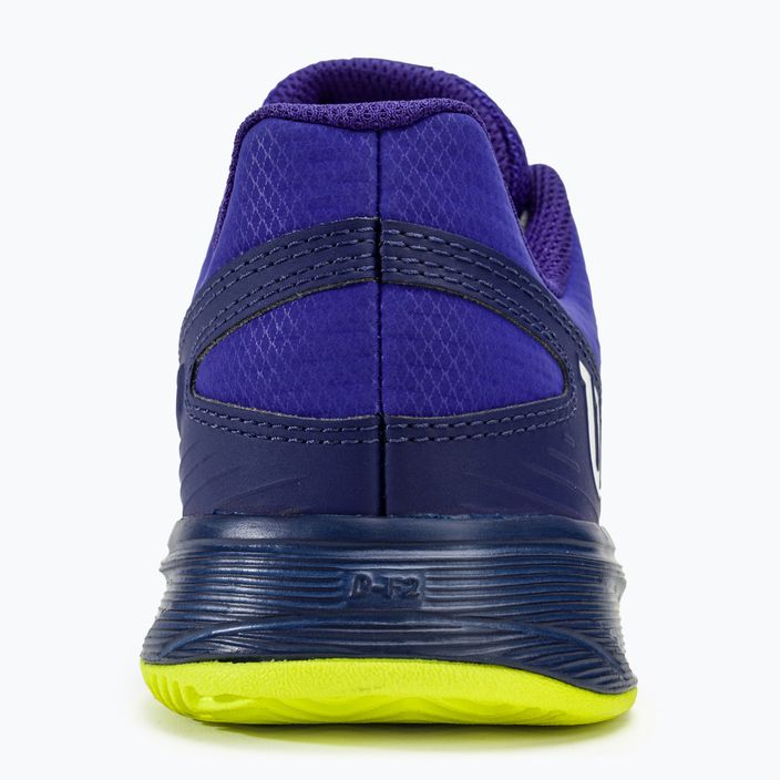 Wilson Rush Pro L Jr παιδικά παπούτσια τένις μπλε/μπλε εκτύπωση/κίτρινο ασφαλείας 6