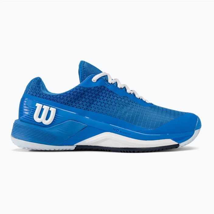 Wilson Rush Pro 4.0 Clay ανδρικά παπούτσια τένις γαλλικό μπλε/λευκό/ναυτικό blazer 2
