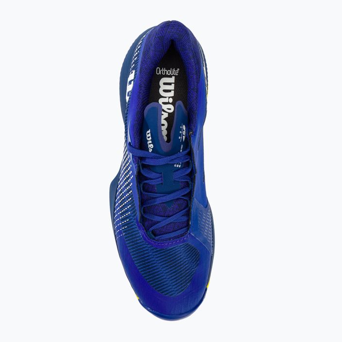 Ανδρικά παπούτσια τένις Wilson Kaos Swift 1.5 Clay μπλε / θειάφι άνοιξη / μπλε εκτύπωση 5