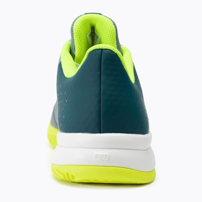 Wilson Kaos Stroke 2.0 ανδρικά παπούτσια τένις θυελλώδης θάλασσα / βαθύ πετρόλ / κίτρινο ασφαλείας 6
