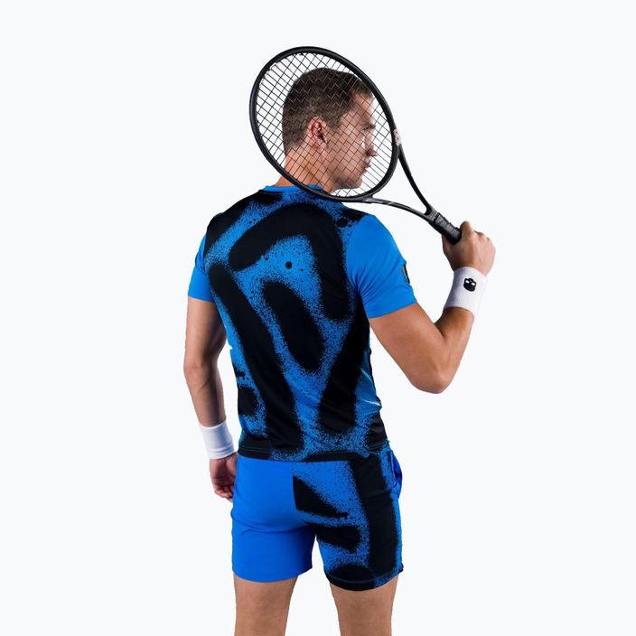 Ανδρικό μπλουζάκι τένις HYDROGEN Spray Tech μπλε T00502014 2