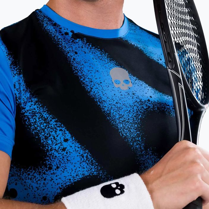 Ανδρικό μπλουζάκι τένις HYDROGEN Spray Tech μπλε T00502014 5