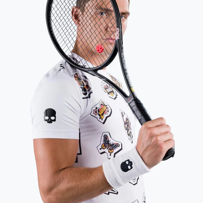Ανδρικό μπλουζάκι τένις HYDROGEN Tattoo Tech λευκό T00504001 5