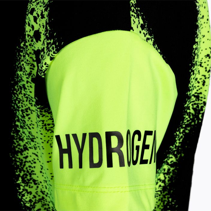 Παιδικό μπλουζάκι τένις HYDROGEN Spray Tech κίτρινο TK0502724 4