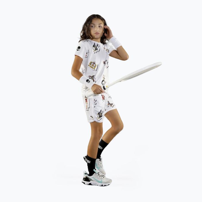 HYDROGEN Tattoo Tech παιδικό πουκάμισο τένις λευκό TK0504001 4