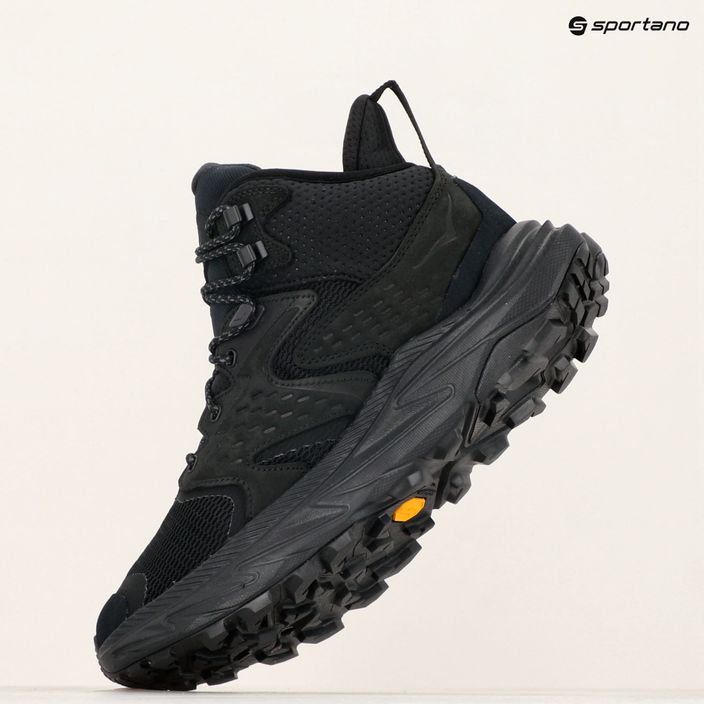 HOKA ανδρικές μπότες πεζοπορίας Anacapa 2 Mid GTX μαύρο/μαύρο 3