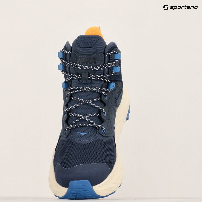 HOKA ανδρικές μπότες πεζοπορίας Anacapa 2 Mid GTX varsity navy/oat milk 10