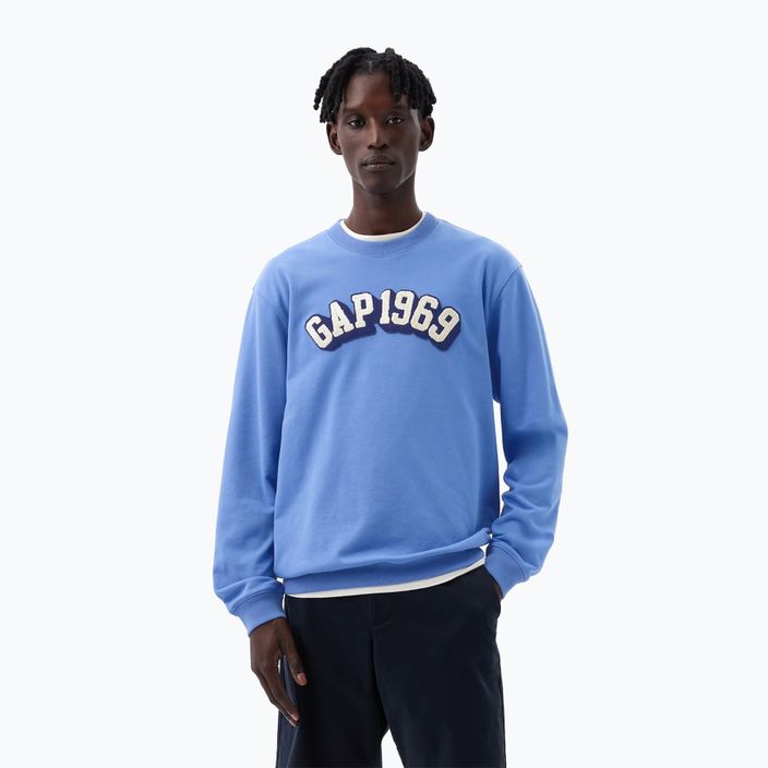 Ανδρικό φούτερ GAP Logo 1969 Crewneck cabana blue