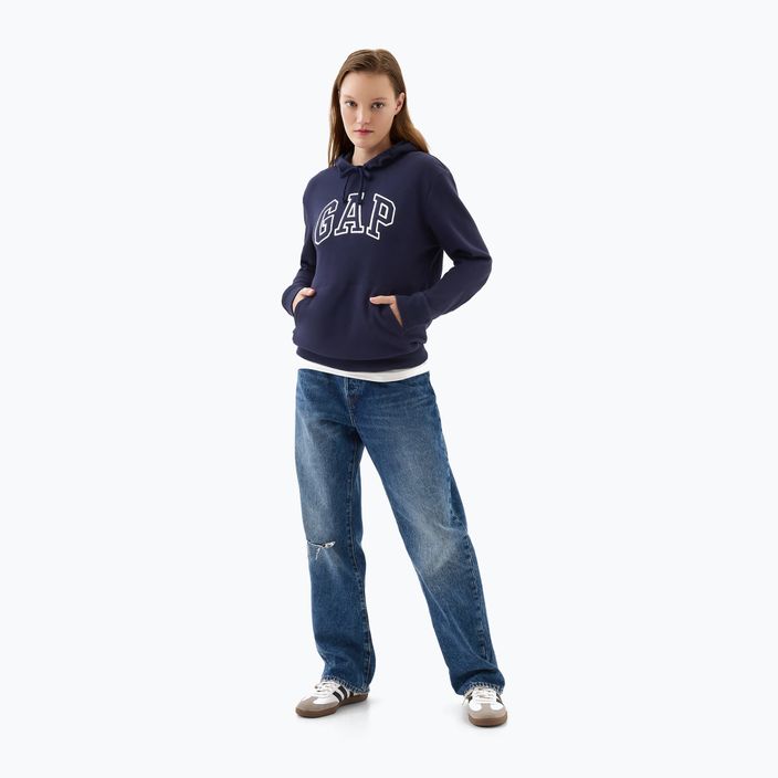 Γυναικείο GAP Heritage French Logo Hoodie navy 2