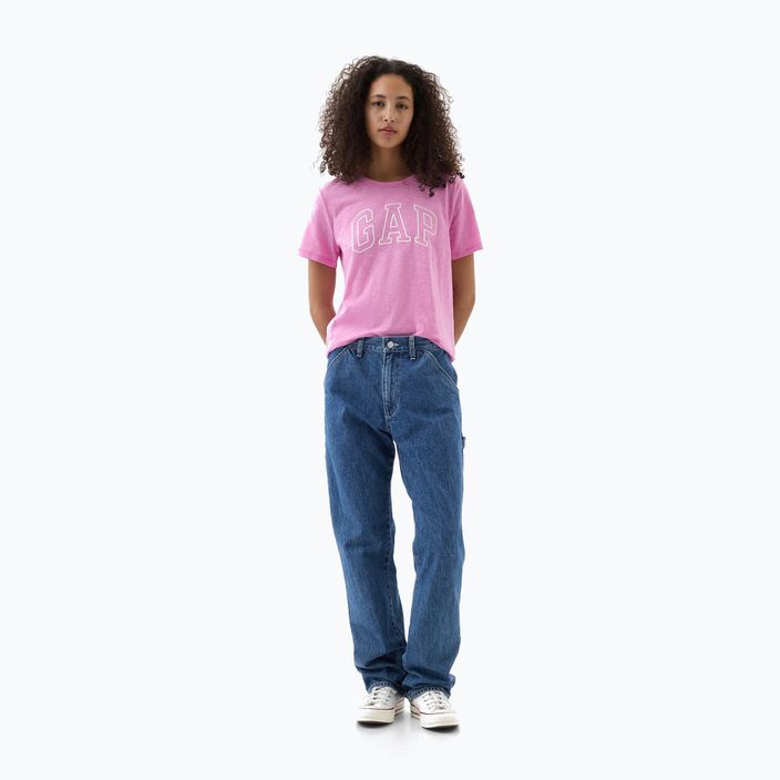 Γυναικείο GAP Logo Slub Tee sugar pink 2