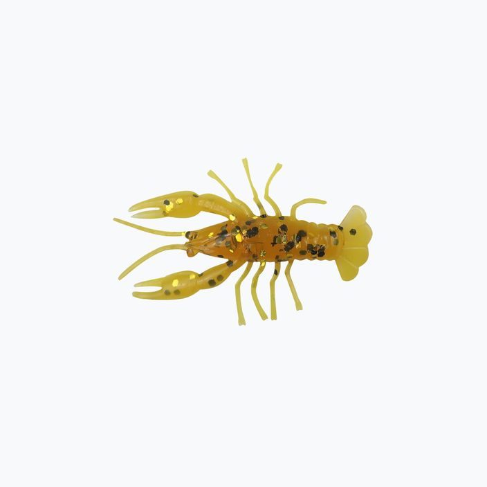 Καουτσούκ δόλωμα Relax Crawfish 1 πλαστικοποιημένο 8 τμχ rootbeer-gold black glitter yellow CRF1