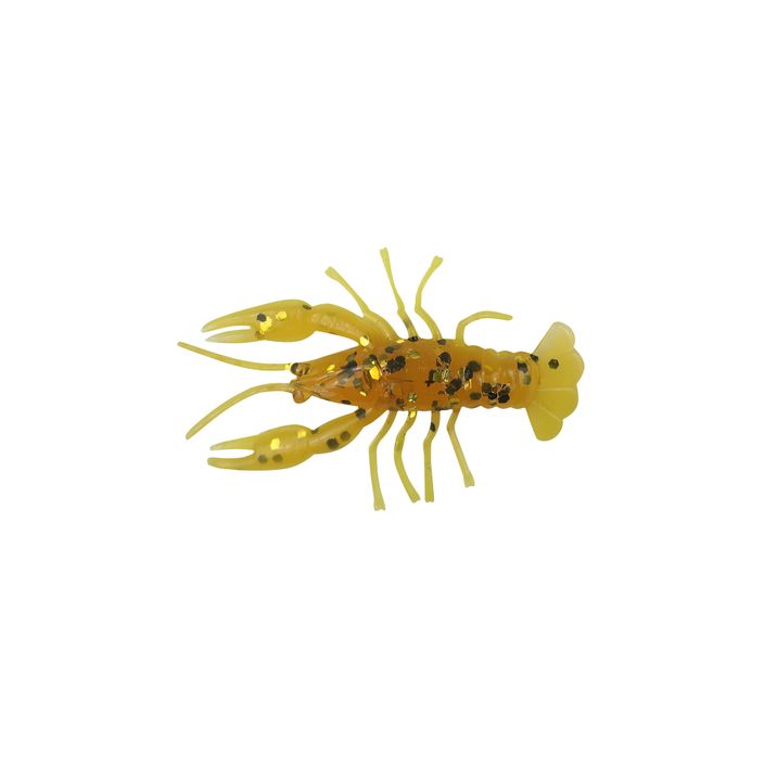 Καουτσούκ δόλωμα Relax Crawfish 1 πλαστικοποιημένο 8 τμχ rootbeer-gold black glitter yellow CRF1 2