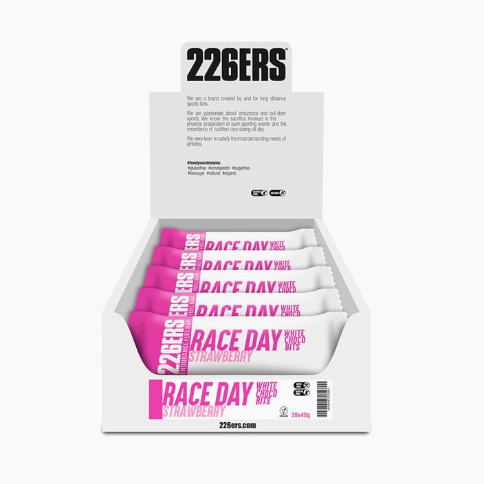 226ERS Race Day Choco energy bar σετ 30 τεμαχίων. x 40 g φράουλα