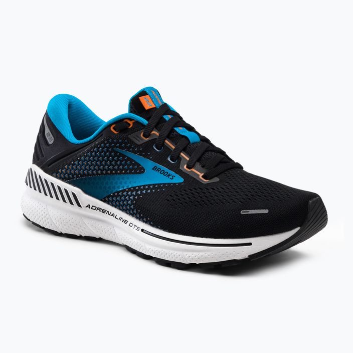 Brooks Adrenaline GTS 22 ανδρικά παπούτσια για τρέξιμο μαύρο-μπλε 1103661D034