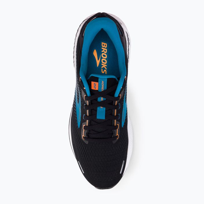 Brooks Adrenaline GTS 22 ανδρικά παπούτσια για τρέξιμο μαύρο-μπλε 1103661D034 6