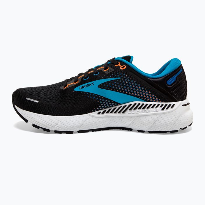 Brooks Adrenaline GTS 22 ανδρικά παπούτσια για τρέξιμο μαύρο-μπλε 1103661D034 11