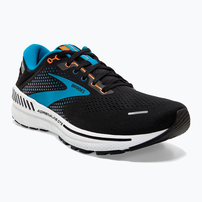 Brooks Adrenaline GTS 22 ανδρικά παπούτσια για τρέξιμο μαύρο-μπλε 1103661D034 12