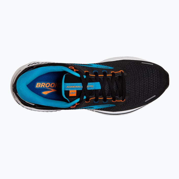 Brooks Adrenaline GTS 22 ανδρικά παπούτσια για τρέξιμο μαύρο-μπλε 1103661D034 14