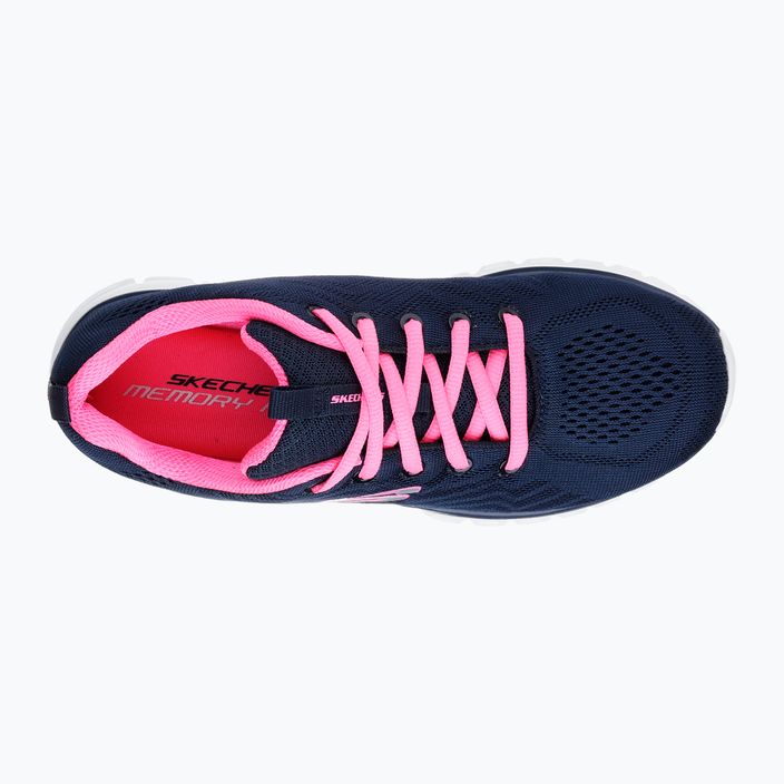 SKECHERS Graceful Get Connected γυναικεία παπούτσια προπόνησης navy/hot pink 10