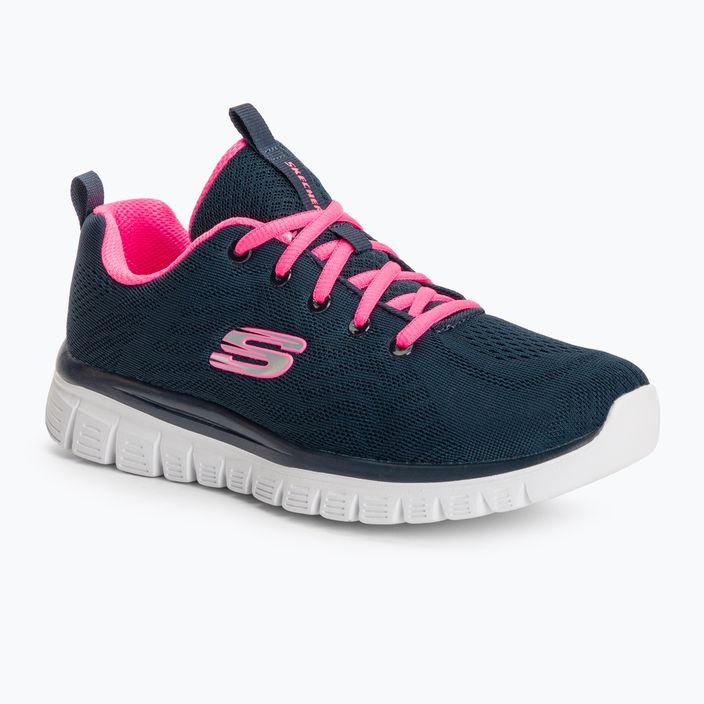 SKECHERS Graceful Get Connected γυναικεία παπούτσια προπόνησης navy/hot pink