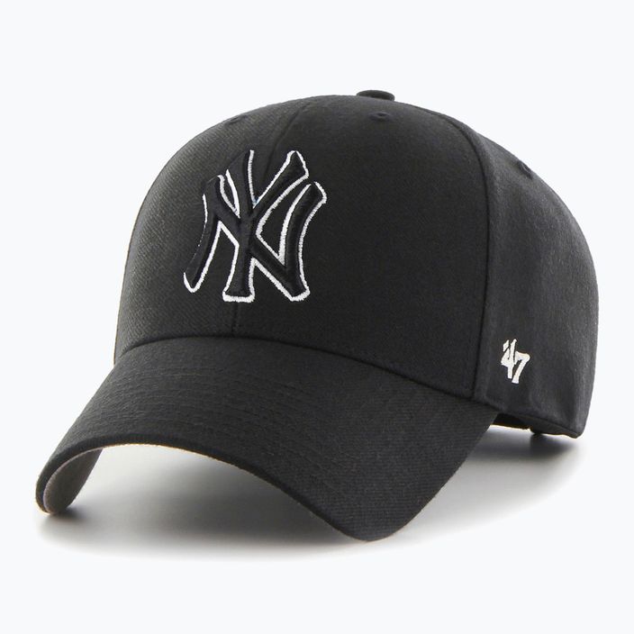 47 Brand MLB New York Yankees MVP SNAPBACK καπέλο μπέιζμπολ μαύρο 5