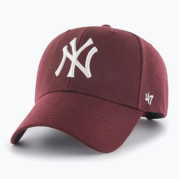 47 Brand MLB New York Yankees MVP SNAPBACK σκούρο καφέ καπέλο μπέιζμπολ 5