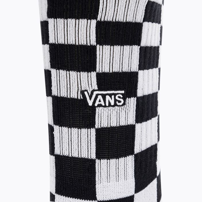 Ανδρικές κάλτσες Vans Checkeboard Crew II μαύρες/λευκές με σκακιέρα 3