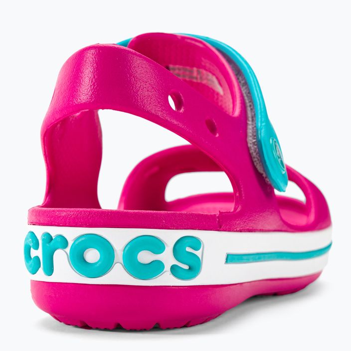 Crocs Crockband Παιδικά Σανδάλια candy pink/pool 9