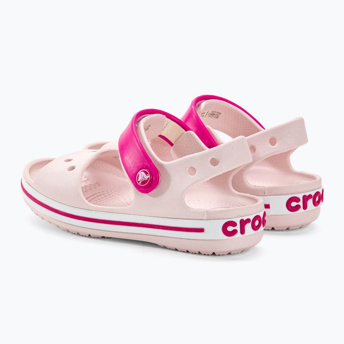 Crocs Crockband Παιδικά Σανδάλια ελάχιστα ροζ/καραμελένιο ροζ 3