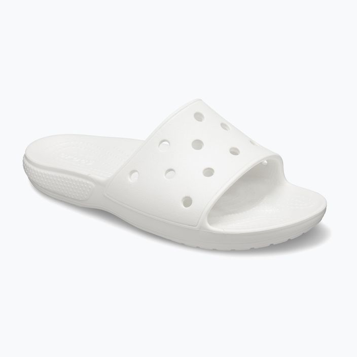 Crocs Classic Slide Σαγιονάρες λευκό 206121 7