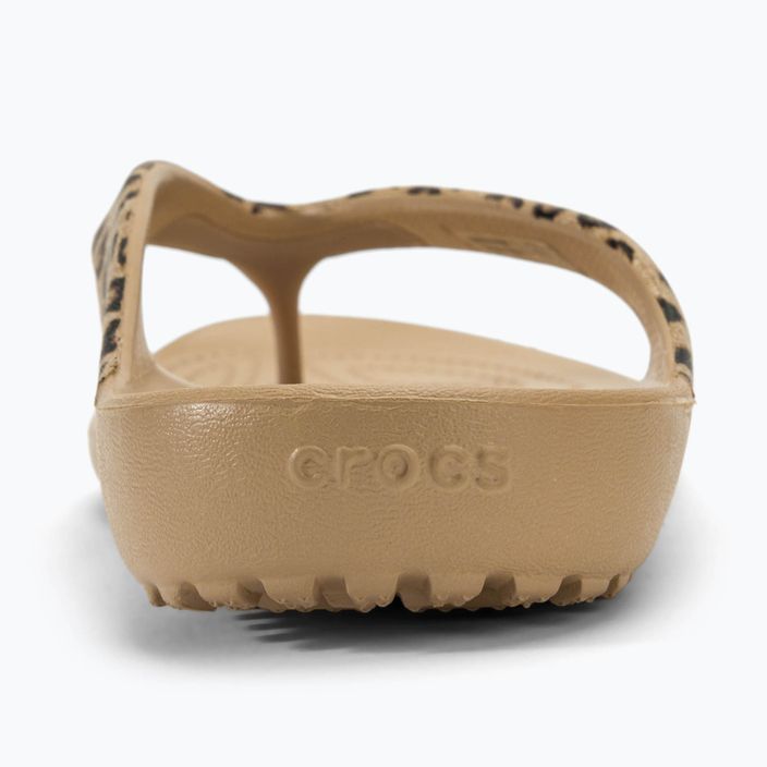 Γυναικείες σαγιονάρες Crocs Kadee II Leopard/gold 6