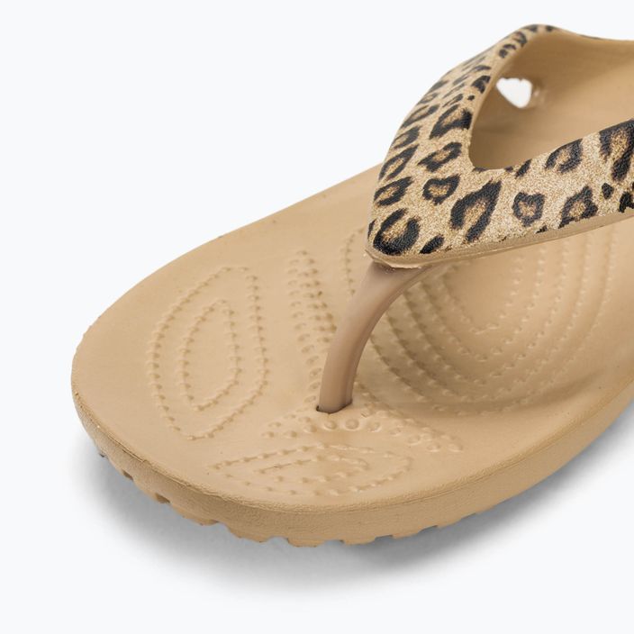 Γυναικείες σαγιονάρες Crocs Kadee II Leopard/gold 7