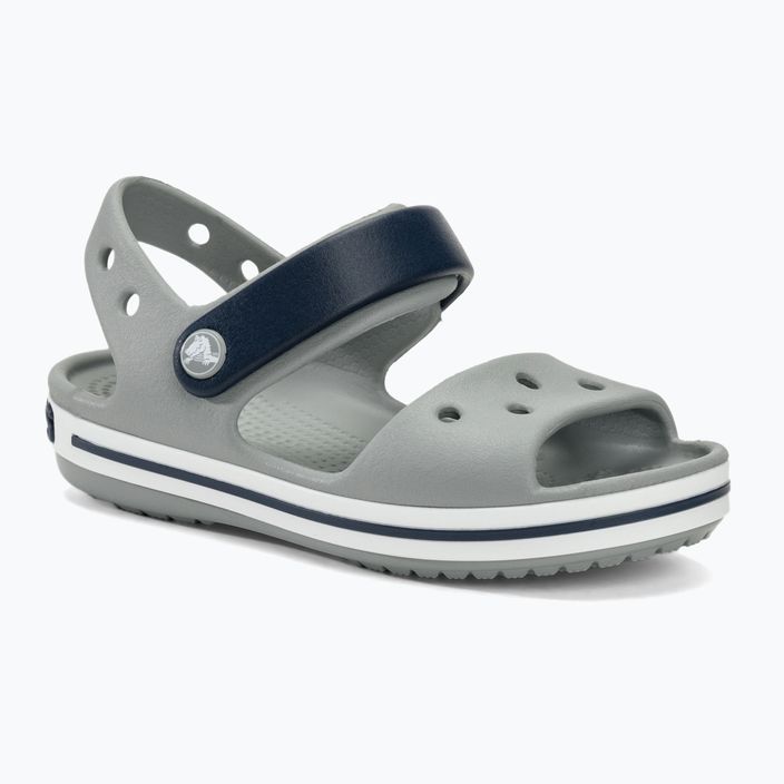 Crocs Crockband Παιδικό σανδάλι ανοιχτό γκρι/ναυτικό