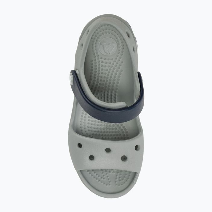 Crocs Crockband Παιδικό σανδάλι ανοιχτό γκρι/ναυτικό 5