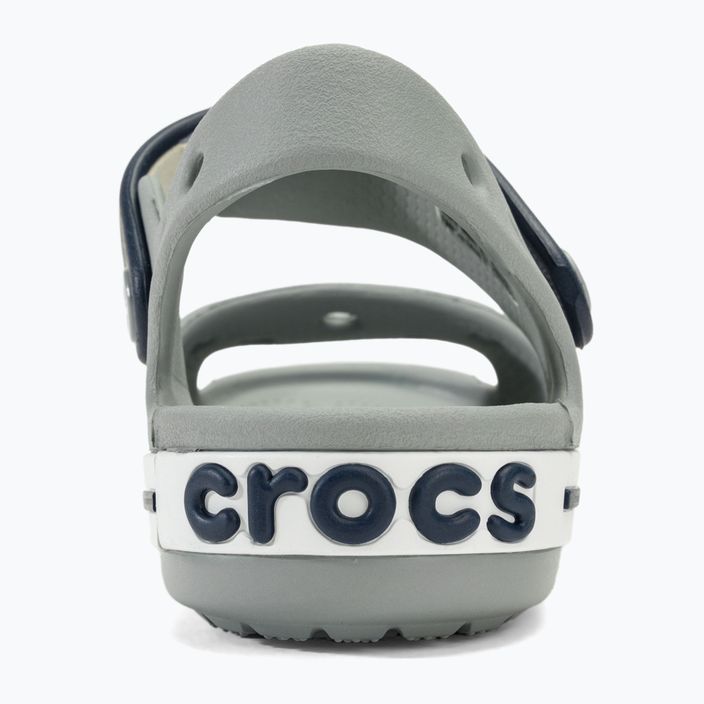 Crocs Crockband Παιδικό σανδάλι ανοιχτό γκρι/ναυτικό 6