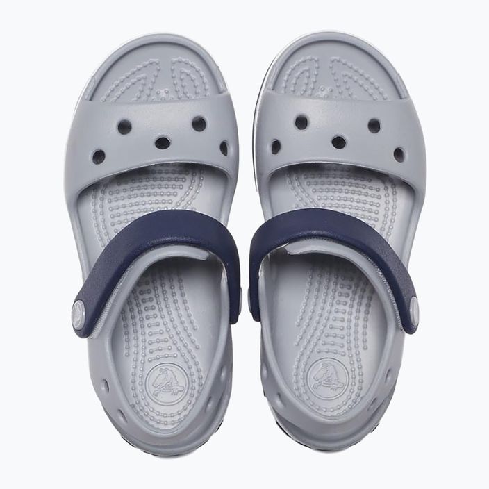 Crocs Crockband Παιδικό σανδάλι ανοιχτό γκρι/ναυτικό 11