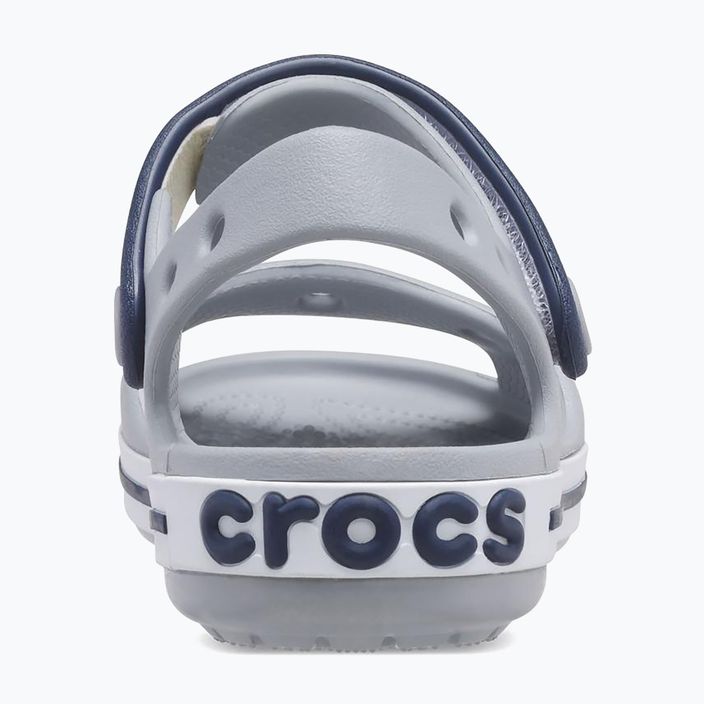 Crocs Crockband Παιδικό σανδάλι ανοιχτό γκρι/ναυτικό 12